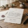 Handwritten card
