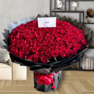 Joyful 201 / 200 Red Roses - Image 4