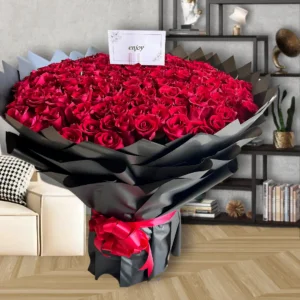 Joyful 201 / 200 Red Roses - Image 3