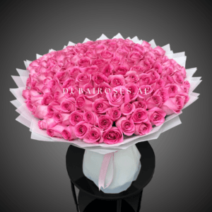 Pink Roses Bouquet - Image 4