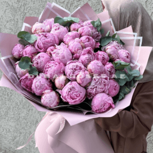 39 pink peonies