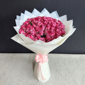 Whimsical 51 / 50 Purple Roses - Image 4