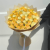 50 yellow and white roses