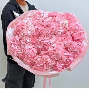 Pink Hydrangea Bouquet - Image 2