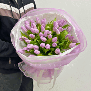 Purple Tulips Bouquet