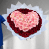 heart bouquet roses 2