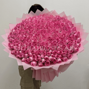 Pink Roses Bouquet - XXL - Image 4