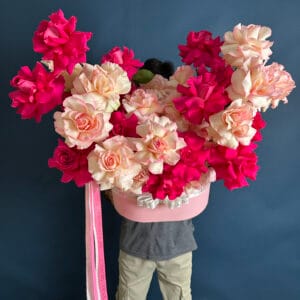 French Pink Roses arrangement 3