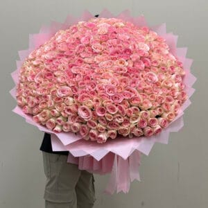 Light Pink Roses Bouquet - XXL