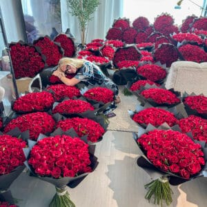 5000 red roses
